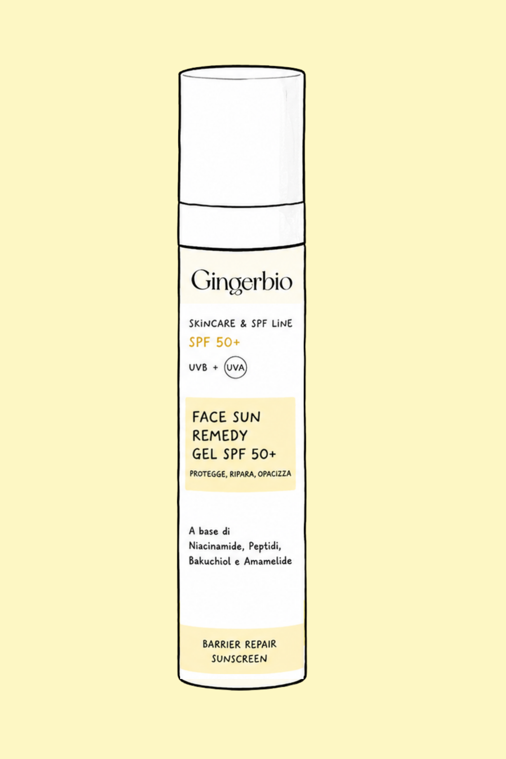 Face Sun Remedy Gel SPF 50+
